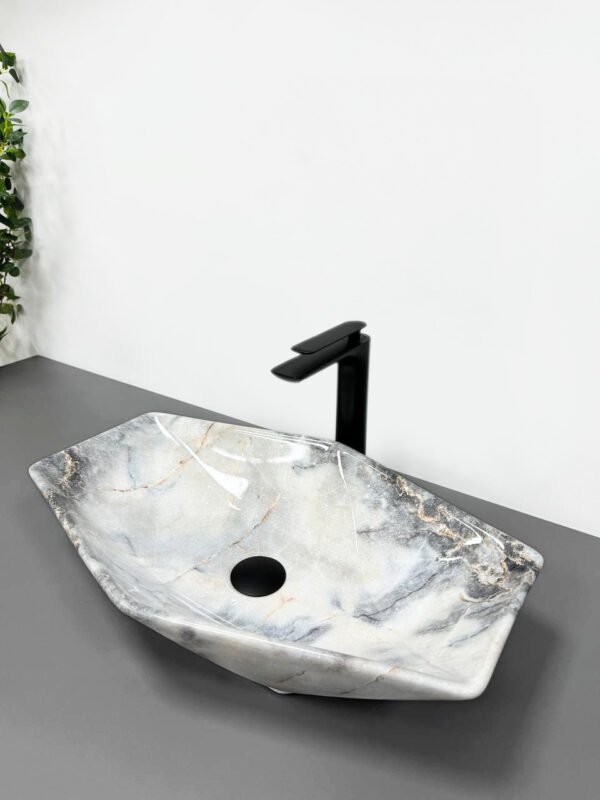 Умывальник (раковина) VBI VENEZIA S GRANIT GLOSS накладной