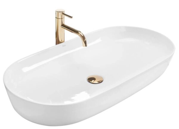 Умывальник (раковина) REA CLEO 81 накладной белый