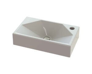 Умивальник «Меркурій R» Арктик Т333 глянець-preskl