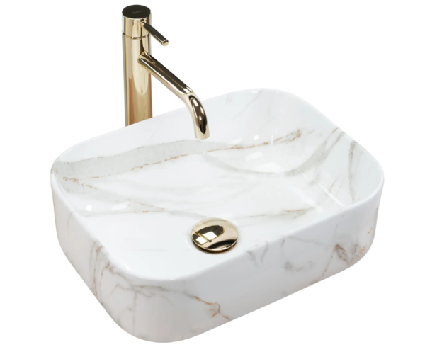 Умивальник REA DEMI MINI SHINY AIAX накладний