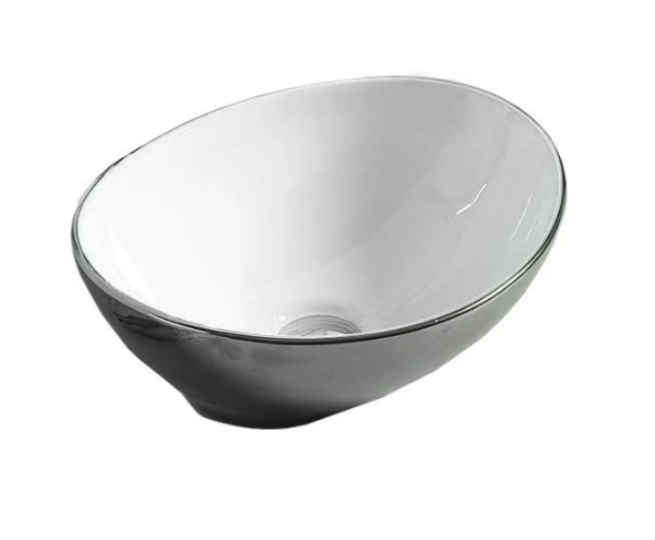 Умивальник (раковина) MEXEN ELZA SILVER/WHITE