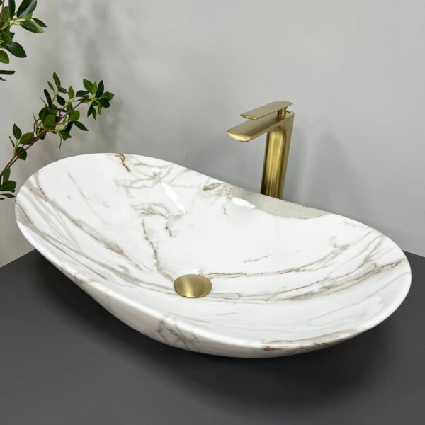 Умивальник (ровини) VBI TURIN LAVA MATT накладний